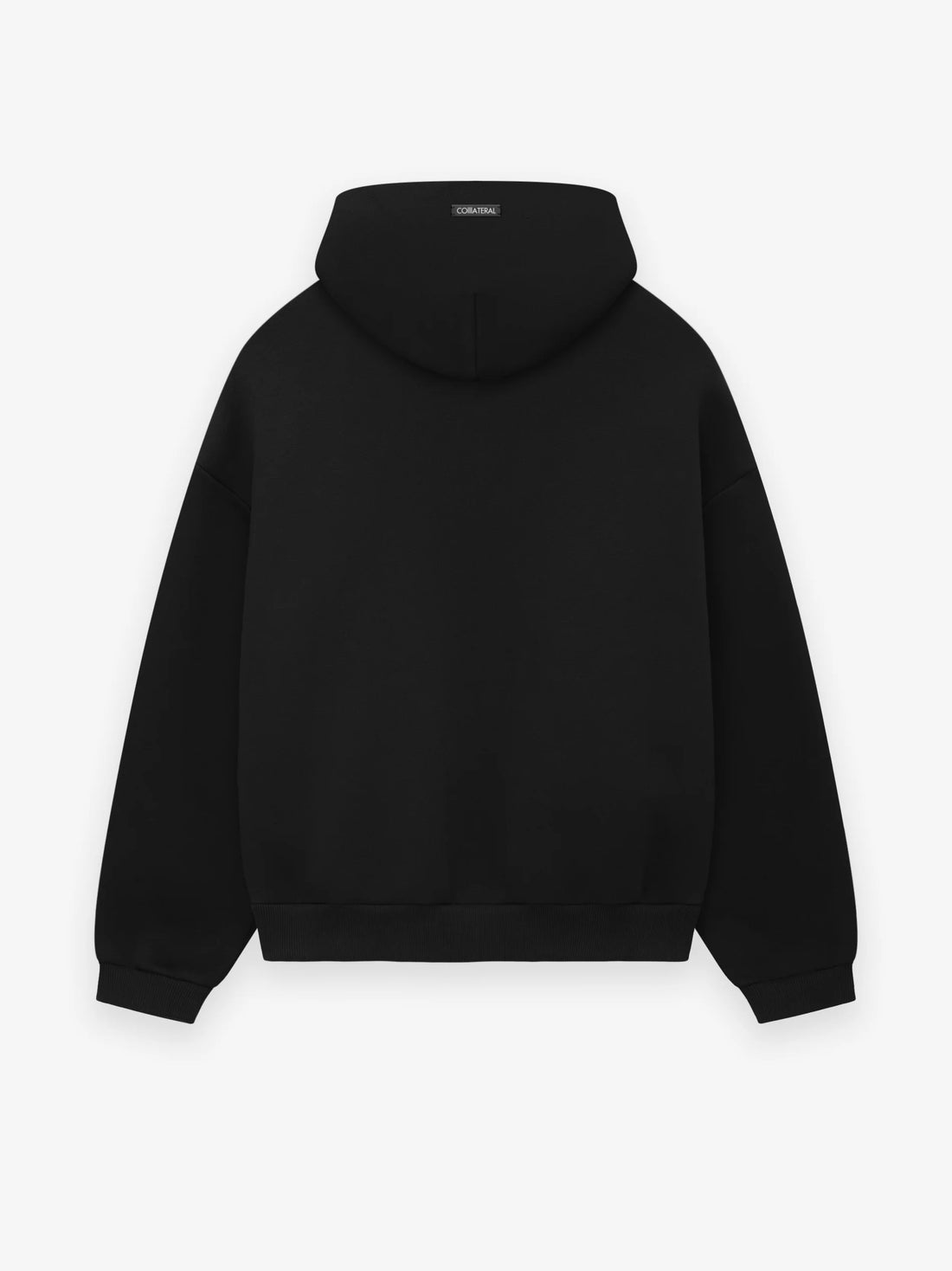 Shadow Logo Hoodie – Blackout Edition