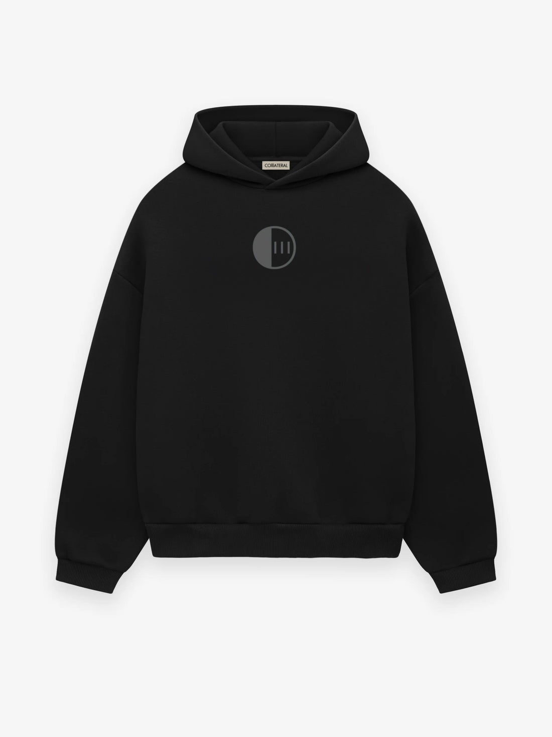Shadow Logo Hoodie – Blackout Edition