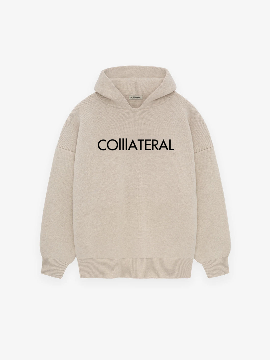Bold Collateral Hoodie – Sand Beige